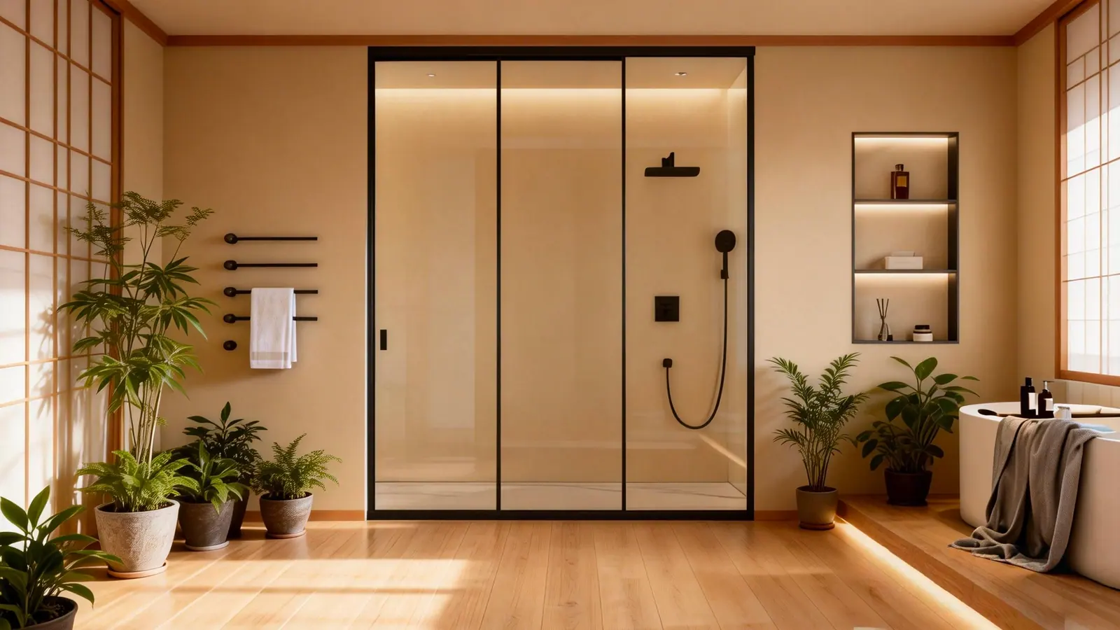 Complete shower enclosure and frame kit options from YFX Shower