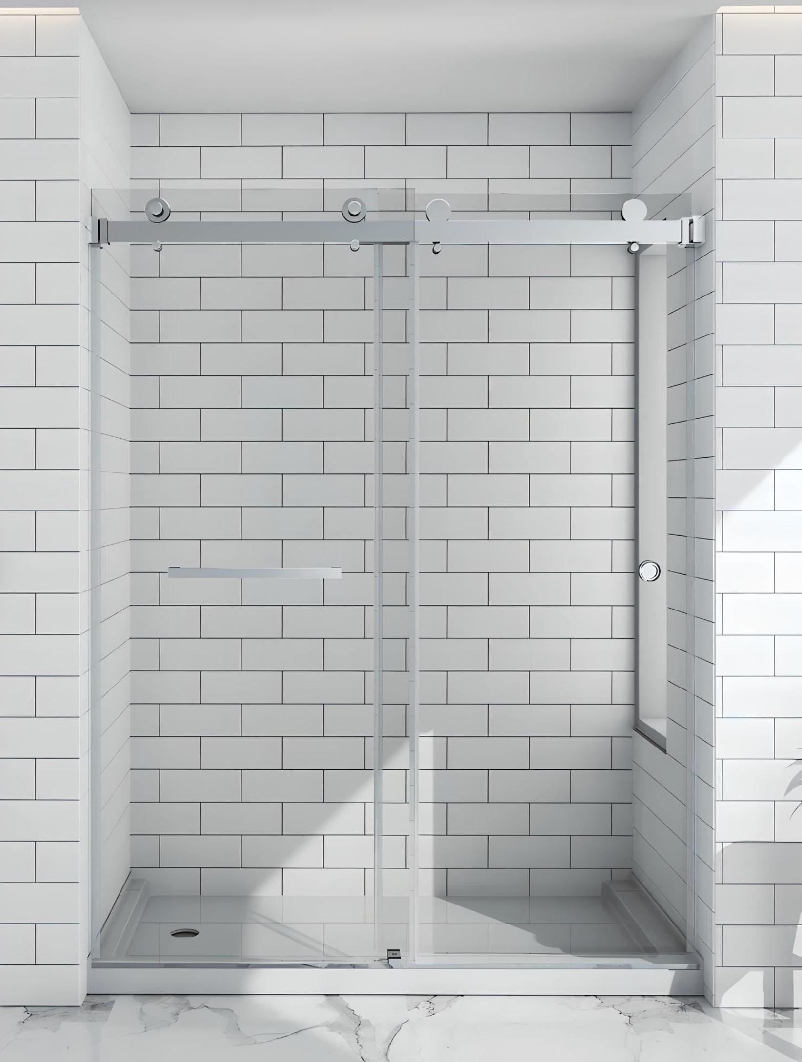 Bypass Double Sliding Shower Door