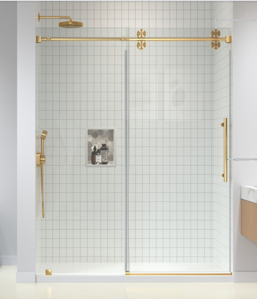 Frameless Single Sliding Shower Door