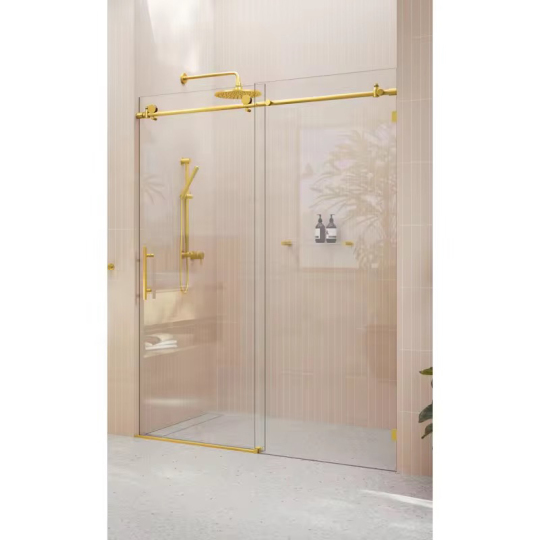 Frameless Single Sliding Shower Door - view 2