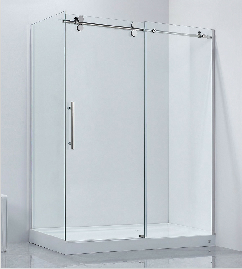 Frameless Single Sliding Shower Enclosure