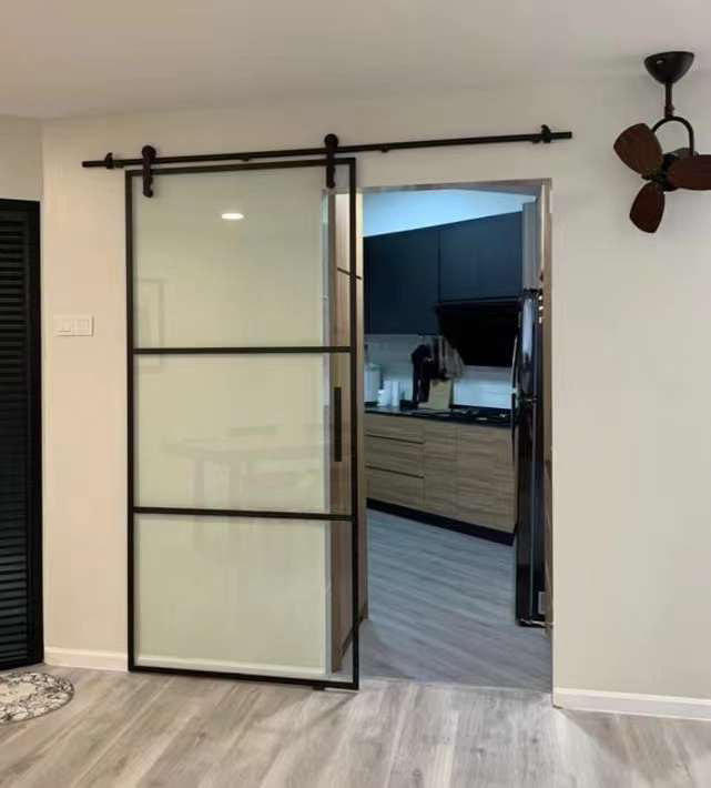 Glass Barn Door