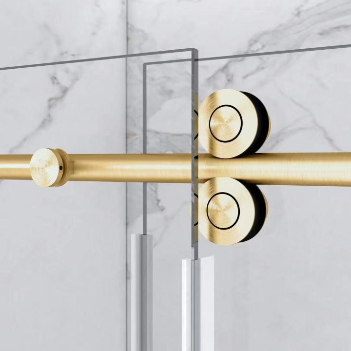 Frameless Single Sliding Shower Door - Image 3