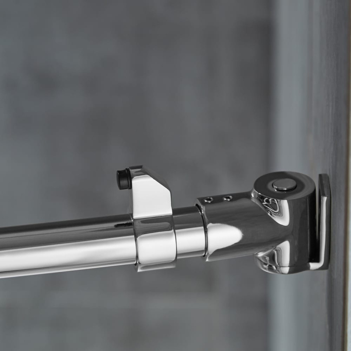 Frameless Single Sliding Curved Shower Door Profiles & Hardware Kit - Image 3